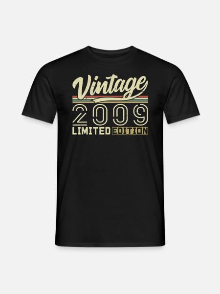 Legende seit 2009 Geboren 2009 Geburtstag 15 Jahre - Männer T-Shirt - Schwarz