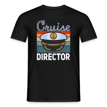 Kreuzfahrt Kreuzfahrtdirektor Directeur de croisière - T-shirt homme - noir - Devant - AI Model Male 178 light (178cm)