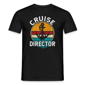 Kreuzfahrt Kreuzfahrtdirektor Cruise Director - Men's T-Shirt - black - Front - AI Model Male 178 light (178cm)