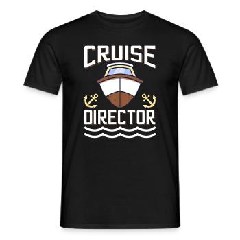 Kreuzfahrt Kreuzfahrtdirektor Directeur de croisière - T-shirt homme - noir - Devant - AI Model Male 178 light (178cm)