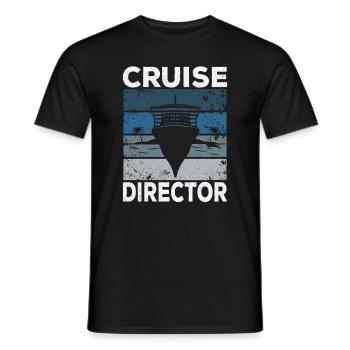 Kreuzfahrt Kreuzfahrtdirektor Cruise Director - Men's T-Shirt - black - Front - AI Model Male 178 light (178cm)