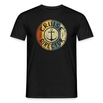 Kreuzfahrt Kreuzfahrtdirektor Directeur de croisière - T-shirt homme - noir - Devant - AI Model Male 178 light (178cm)