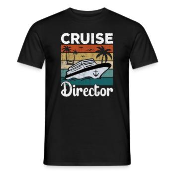 Kreuzfahrt Kreuzfahrtdirektor Directeur de croisière - T-shirt homme - noir - Devant - AI Model Male 178 light (178cm)