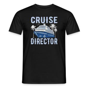 Kreuzfahrt Kreuzfahrtdirektor Directeur de croisière - T-shirt homme - noir - Devant - AI Model Male 178 light (178cm)