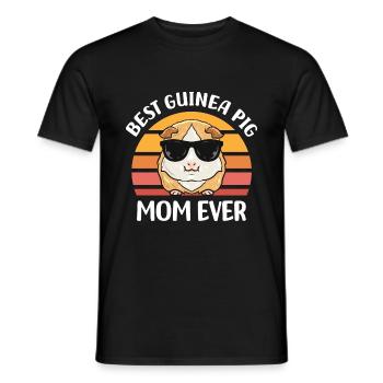 Meerschweinchen Liebhaber | Haustiere Geschenkidee - Männer T-Shirt - Schwarz - Vorne - AI Model Male 178 light (178cm)