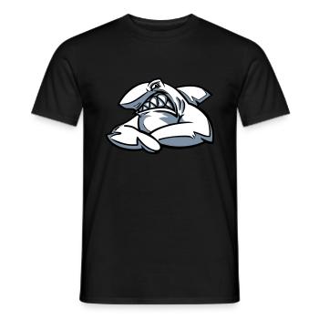 Osttiroler Hai - Männer T-Shirt - Schwarz - Vorne - AI Model Male 178 light (178cm)