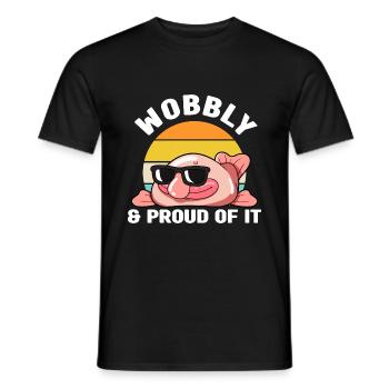 Blobfisch - Männer T-Shirt - Schwarz - Vorne - AI Model Male 178 light (178cm)