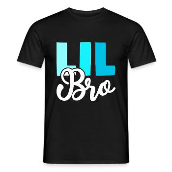 LIL BRO Brother Siblings - Men's T-Shirt - black - Front - AI Model Male 178 light (178cm)