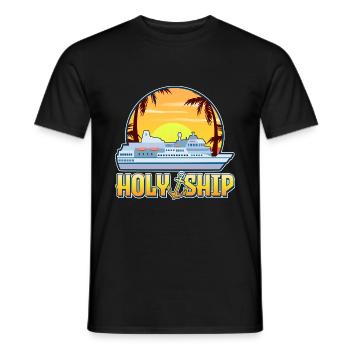 Kreuzfahrt Urlaub - Männer T-Shirt - Schwarz - Vorne - AI Model Male 178 light (178cm)