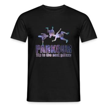 Parkour Freerunning Le Parcour Traceur Geschenk - Männer T-Shirt - Schwarz - Vorne - AI Model Male 178 light (178cm)
