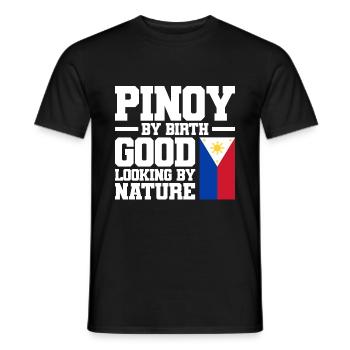 Philippinen Urlaub | Strand Filipino Geschenkidee - Männer T-Shirt - Schwarz - Vorne - AI Model Male 178 light (178cm)