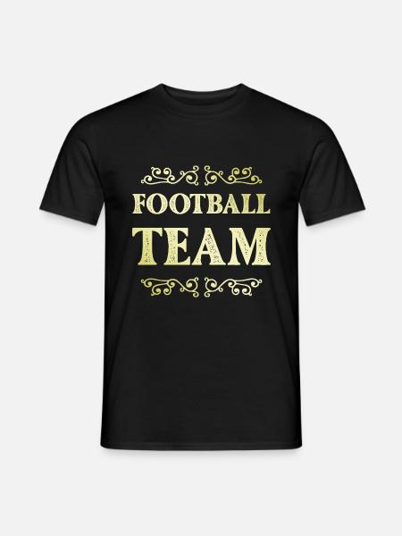 Équipe de football - T-shirt homme - noir