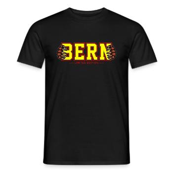 Bern - Männer T-Shirt - Schwarz - Vorne - AI Model Male 178 light (178cm)