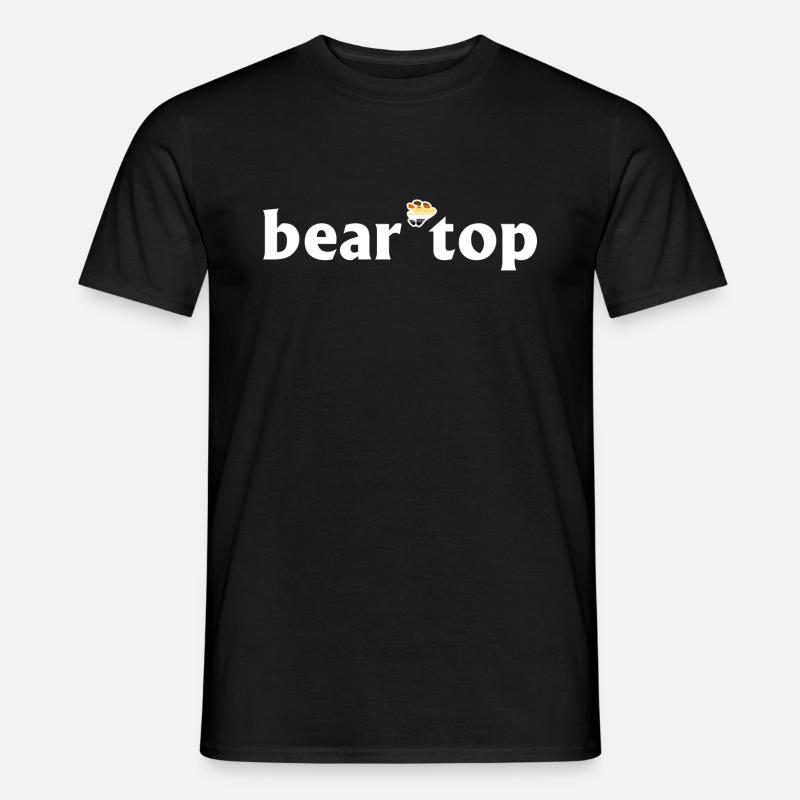 beartop - Männer T-Shirt - Schwarz