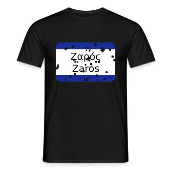 mg zaros - T-shirt homme - noir - Devant - AI Model Male 178 light (178cm)