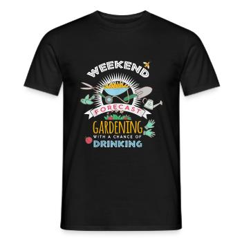 Jardin jardin jardinier Jardinage - T-shirt homme - noir - Devant - AI Model Male 178 light (178cm)