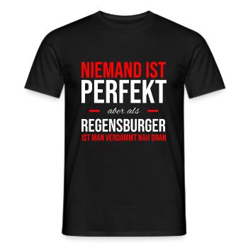 Regensburg Meine Stadt Bayern Regensburger - Männer T-Shirt - Schwarz - Vorne - AI Model Male 178 light (178cm)