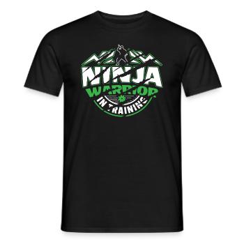 Ninja Warrior In Training Ninja Warrior Geschenk - Männer T-Shirt - Schwarz - Vorne - AI Model Male 178 light (178cm)