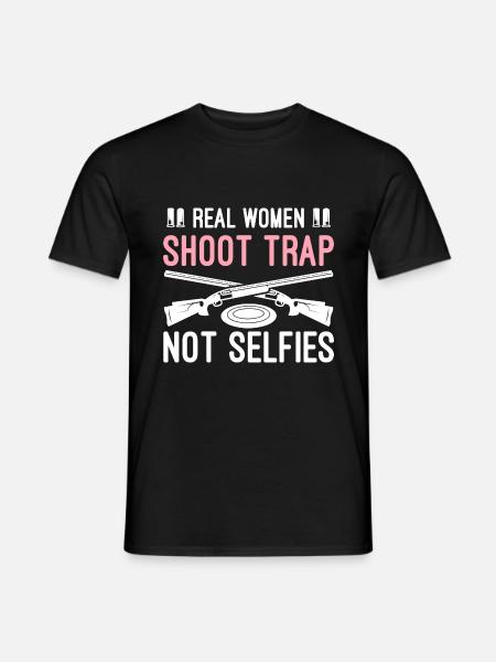 Trapschießen - Männer T-Shirt - Schwarz