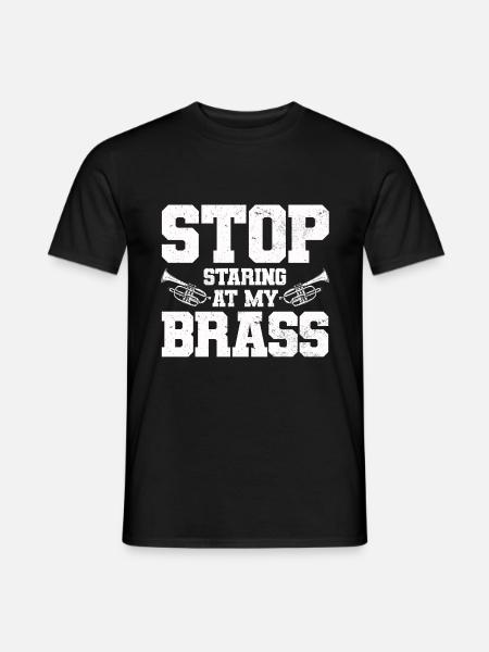 Mellophon Spieler | Musik Marschmusik Geschenkidee - Männer T-Shirt - Schwarz