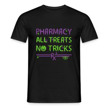 Pharmacie Halloween - T-shirt homme - noir - Devant - AI Model Male 178 light (178cm)