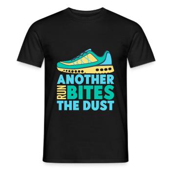 Running Another Run Bites Marathon Runner - Männer T-Shirt - Schwarz - Vorne - AI Model Male 178 light (178cm)