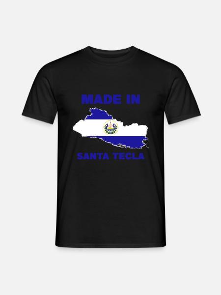 Santa Tecla - Männer T-Shirt - Schwarz