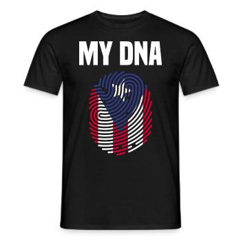 | porto rico Idées cadeaux pour le drapeau portoricain - T-shirt homme - noir - Devant - AI Model Male 178 light (178cm)