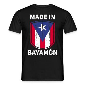 Puerto Rico - Männer T-Shirt - Schwarz - Vorne - AI Model Male 178 light (178cm)