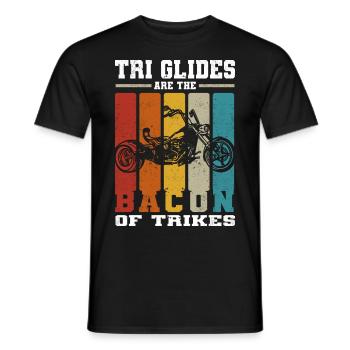 Triker - Männer T-Shirt - Schwarz - Vorne - AI Model Male 178 light (178cm)