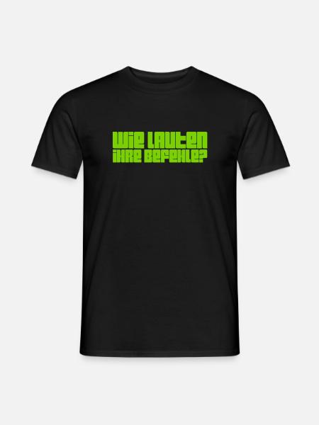Befehlsempfänger - Männer T-Shirt - Schwarz