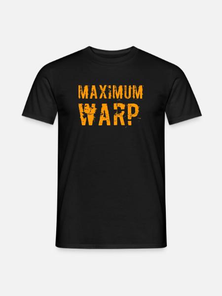 Maximum Warp - Männer T-Shirt - Schwarz