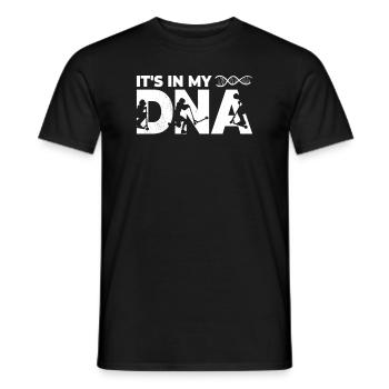 It's in my DNA Stuntscooter Trickscooter Roller - Männer T-Shirt - Schwarz - Vorne - AI Model Male 178 light (178cm)