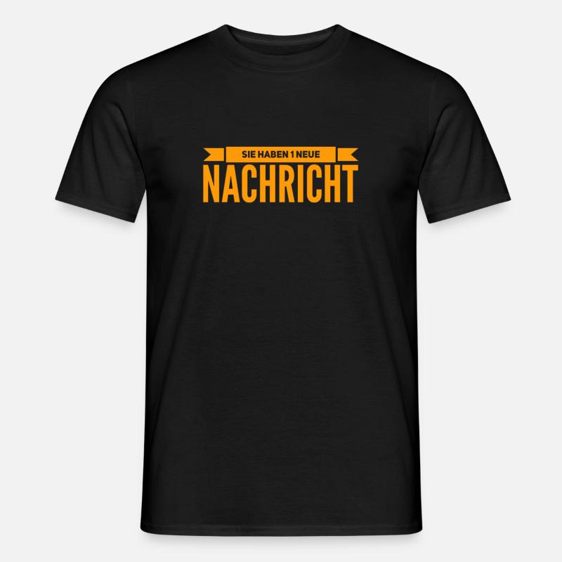 es gibt Post - Männer T-Shirt - Schwarz