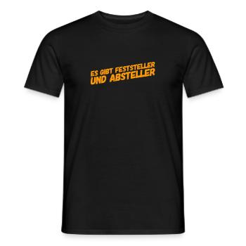 ich bin ein Macher - Männer T-Shirt - Schwarz - Vorne - AI Model Male 178 light (178cm)