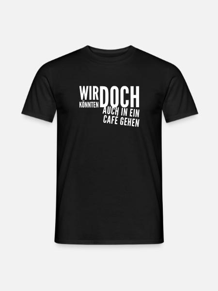 ich will dich kennenlernen - Männer T-Shirt - Schwarz
