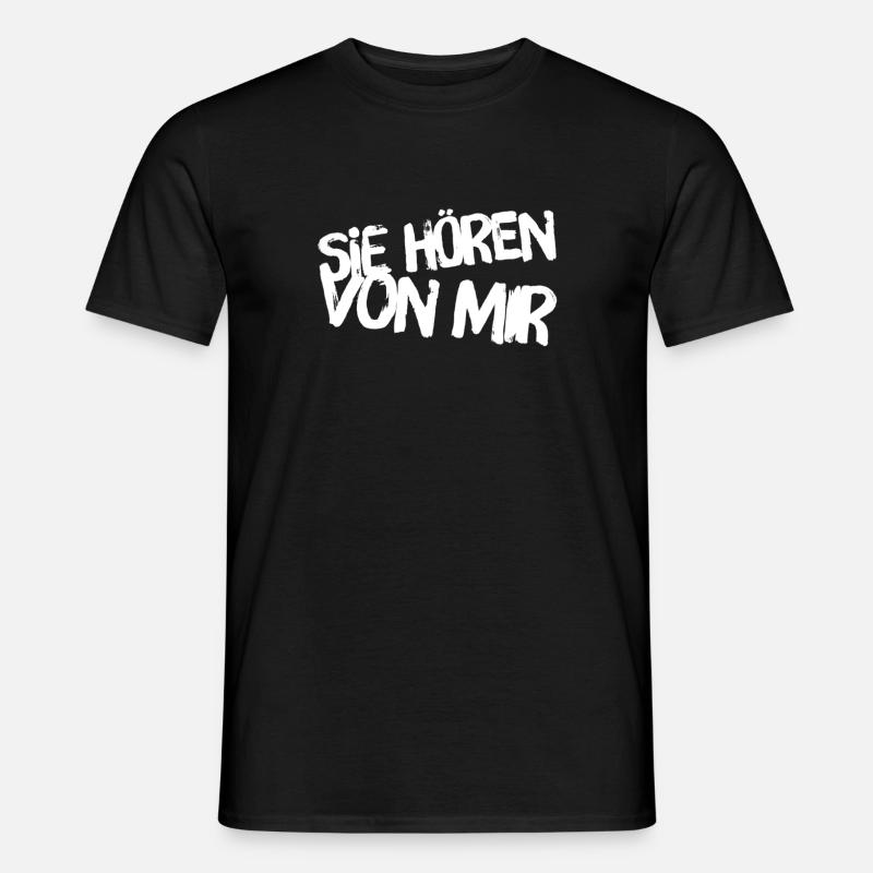 wir haben ein Problem - Männer T-Shirt - Schwarz