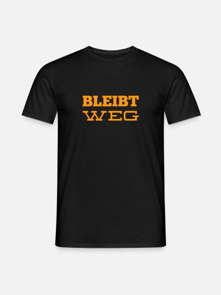 ich wünsche mir Abstand - Männer T-Shirt - Schwarz