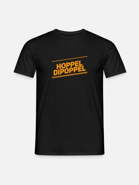 ich mag hoppel dipoppel - Männer T-Shirt - Schwarz