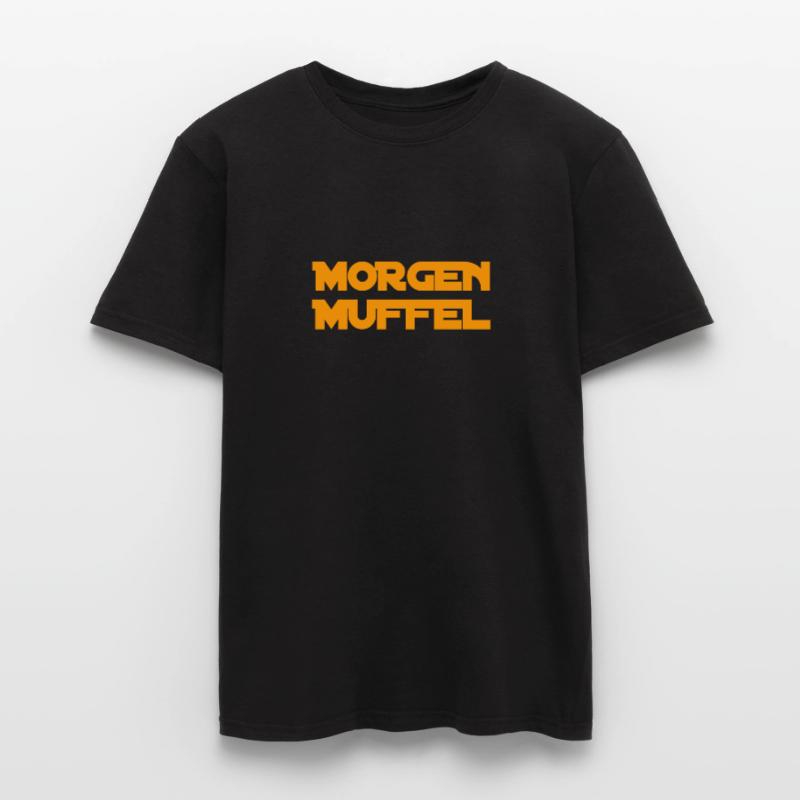 vor dir steht ein Morgenmuffel Männer T-Shirt
