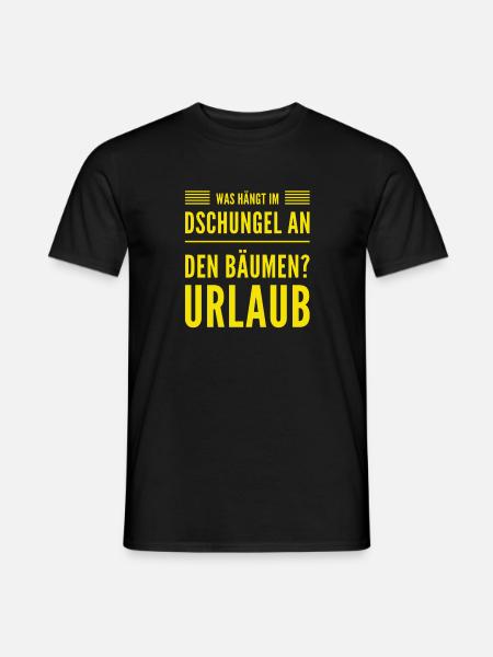 die Bäume im Dschungel - Männer T-Shirt - Schwarz