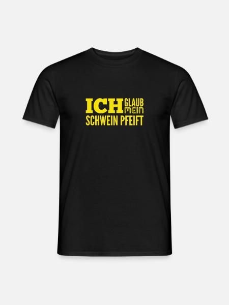 ich bin verwundert - Männer T-Shirt - Schwarz