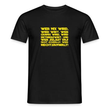 Si vous ne l’attachez pas vous-même - T-shirt homme - noir - Devant - AI Model Male 178 light (178cm)