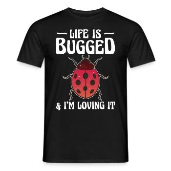 Insekten - Männer T-Shirt - Schwarz - Vorne - AI Model Male 178 light (178cm)