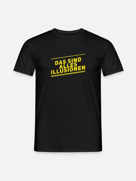 wir werden belogen - Männer T-Shirt - Schwarz