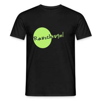 rauschkugel - Männer T-Shirt - Schwarz - Vorne - AI Model Male 178 light (178cm)