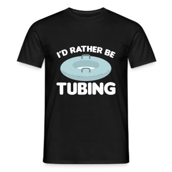 Wildwasser Rafting | Paddeln Schlauchboot Geschenk - Männer T-Shirt - Schwarz - Vorne - AI Model Male 178 light (178cm)