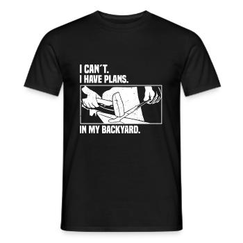 Faux cadeaux | Enclume de forgeron maréchal-ferrant - T-shirt homme - noir - Devant - AI Model Male 178 light (178cm)