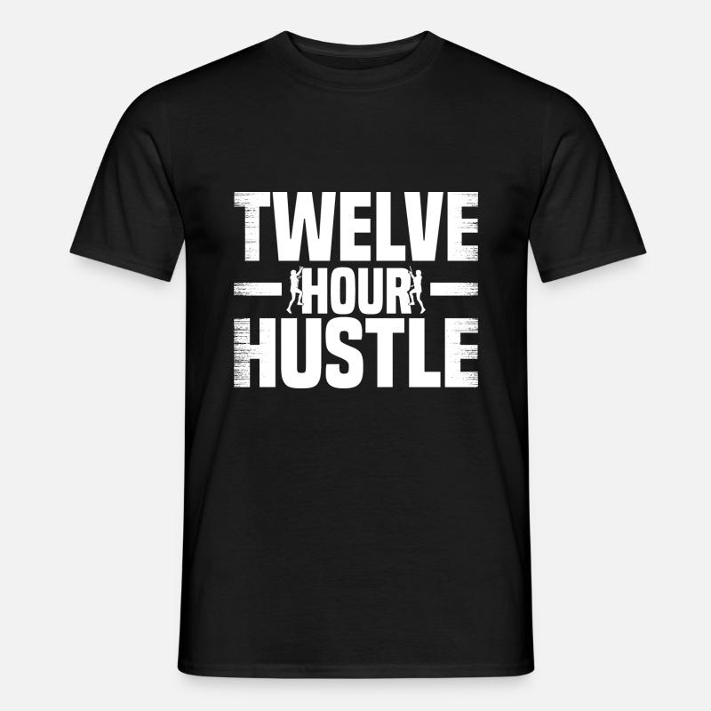 Industriekletterer - Männer T-Shirt - Schwarz