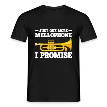 Mellophon Spieler | Musik Marschmusik Geschenkidee - Männer T-Shirt - Schwarz - Vorne - AI Model Male 178 light (178cm)